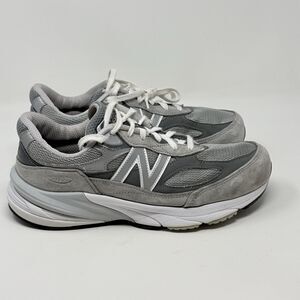 New Balance 990V5 Sneakers Womens 9.5 2E Wide Gray Suede Running Shoes USA Made